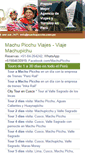 Mobile Screenshot of machupicchuviajes.com